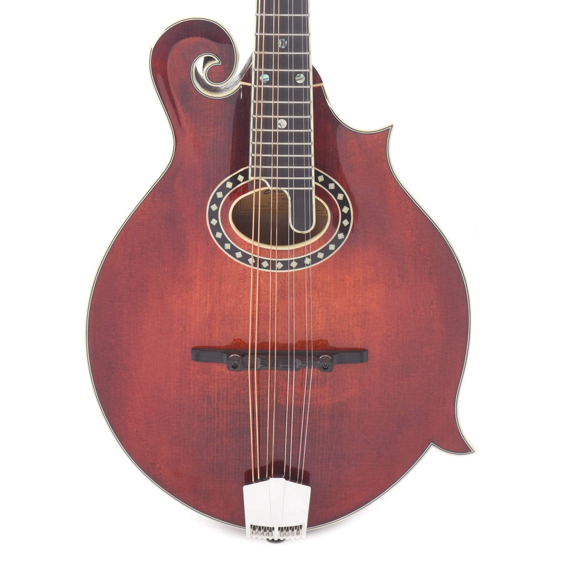 Eastman MD814 Adirondack/Flame Maple F-Style Oval Hole Mandolin Classic Finish Folk Instruments / Mandolins