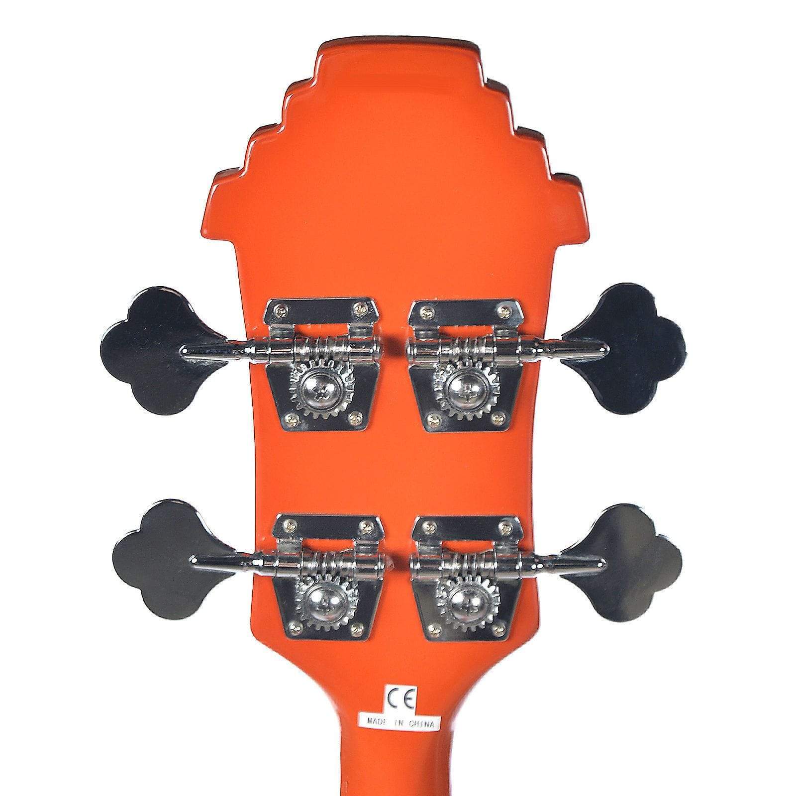 Eastwood Custom Shop Devo Be Stiff Bass Orange Bass Guitars / 4-String