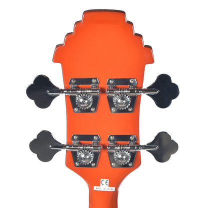 Eastwood Custom Shop Devo Be Stiff Bass Orange Bass Guitars / 4-String