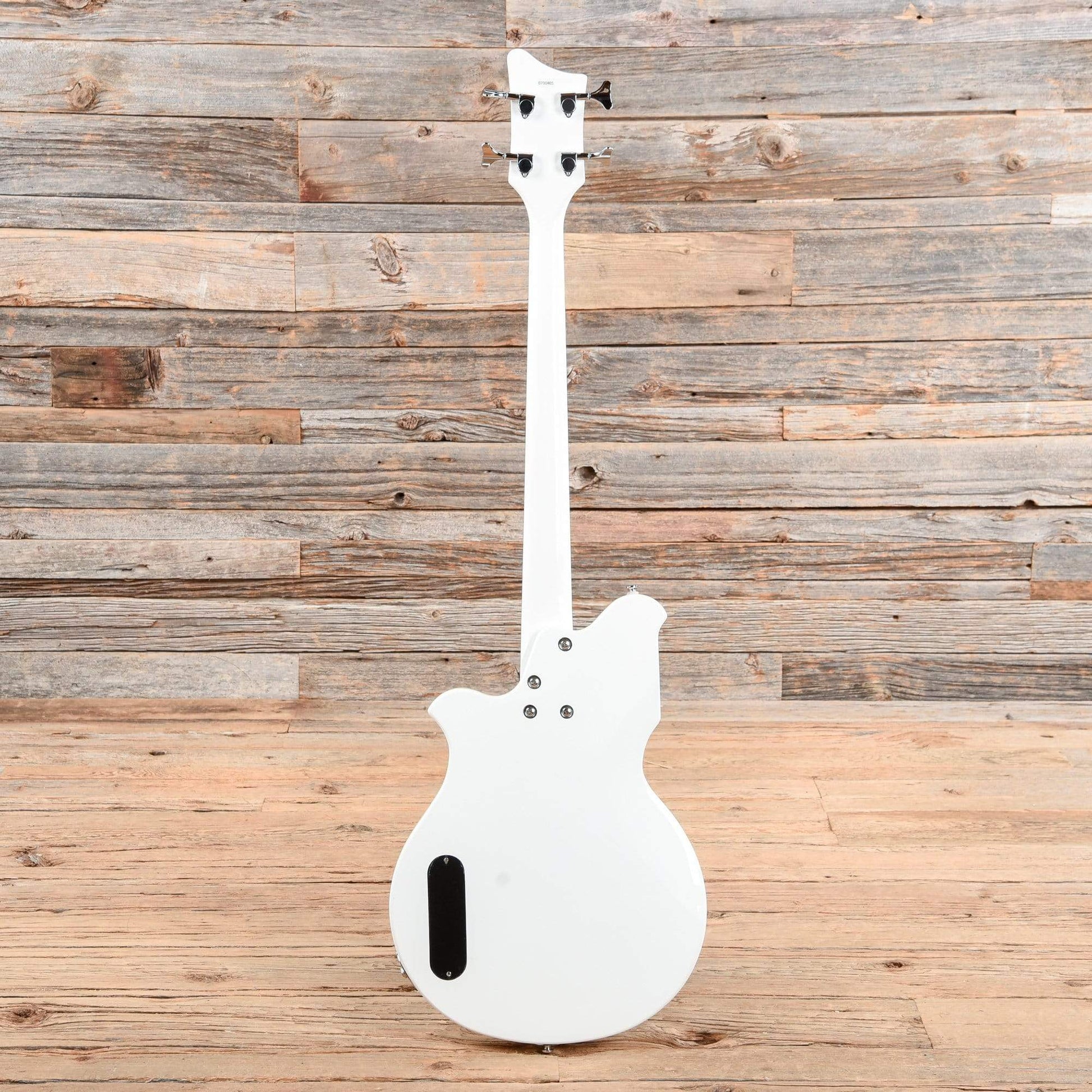 Eastwood Airline Map Bass White Bass Guitars / Short Scale