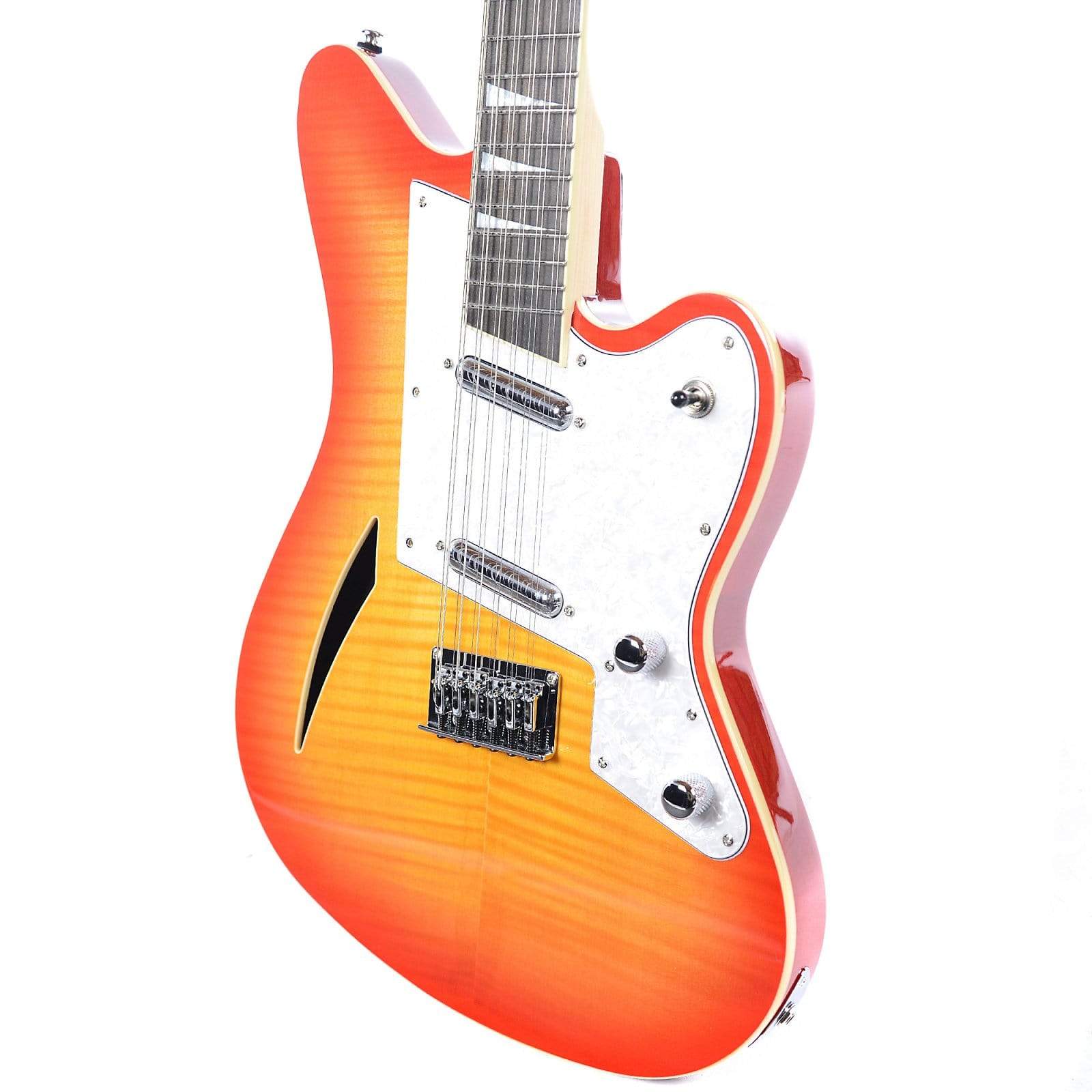 Eastwood 12-String Surfcaster Cherryburst Electric Guitars / 12-String