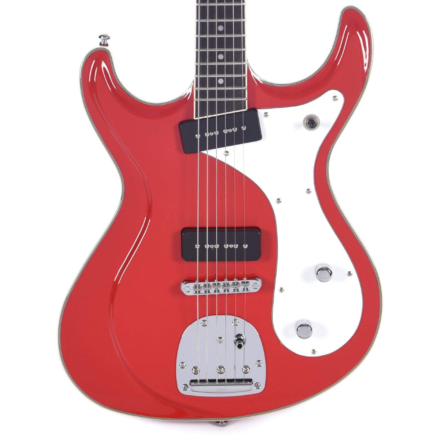 Eastwood Sidejack Baritone Deluxe Red Electric Guitars / Baritone
