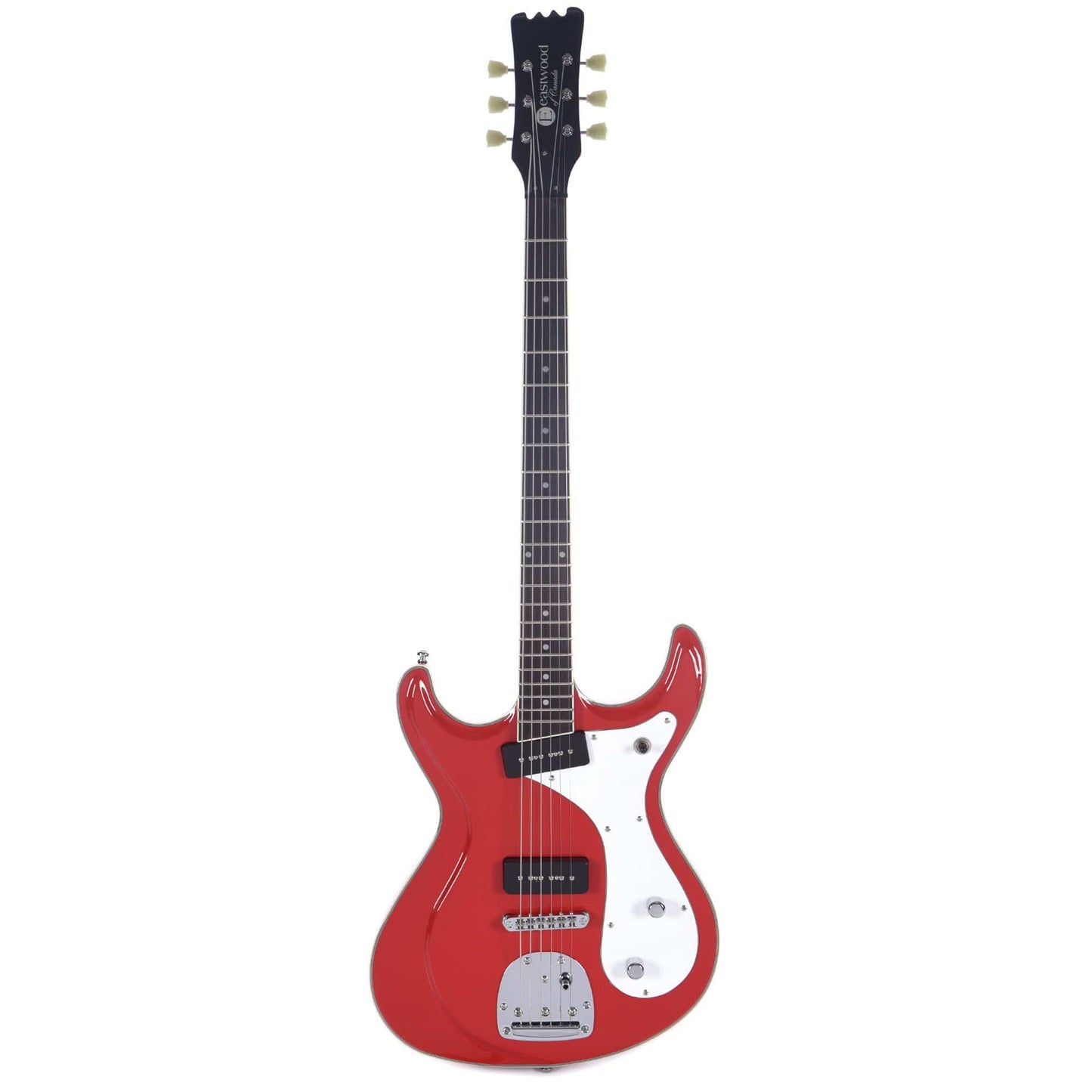 Eastwood Sidejack Baritone Deluxe Red Electric Guitars / Baritone