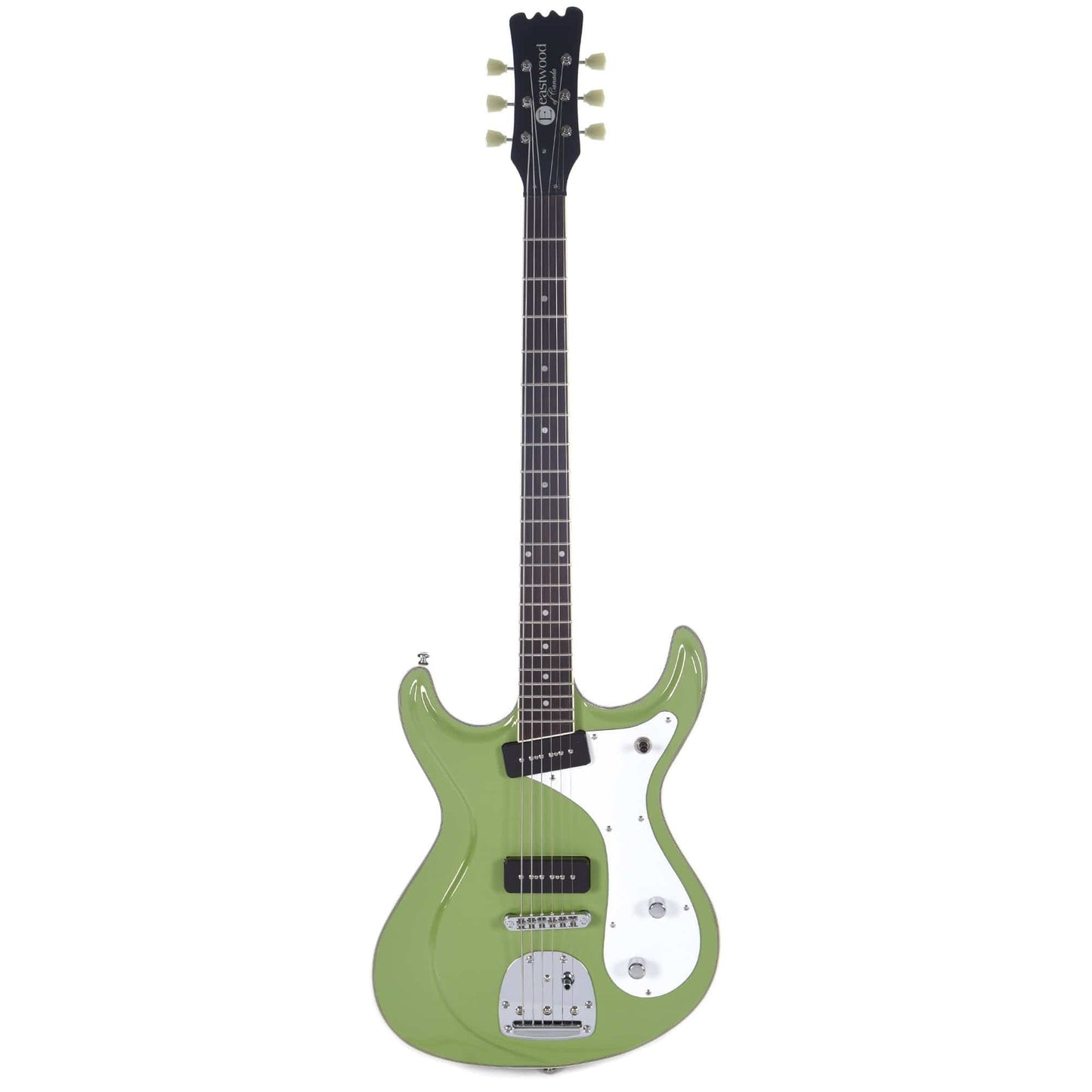 Eastwood Sidejack Baritone Deluxe Vintage Mint Green Electric Guitars / Baritone