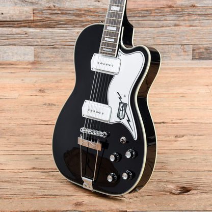 Eastwood Tuxedo Black Electric Guitars / Hollow Body