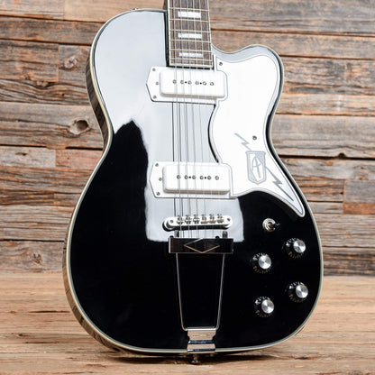 Eastwood Tuxedo Black Electric Guitars / Hollow Body