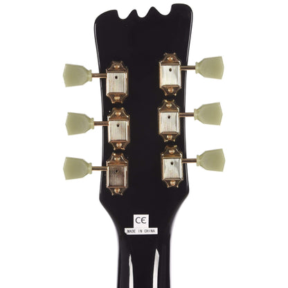 Eastwood Sidejack Baritone Standard Lefty Guitar Black Electric Guitars / Left-Handed