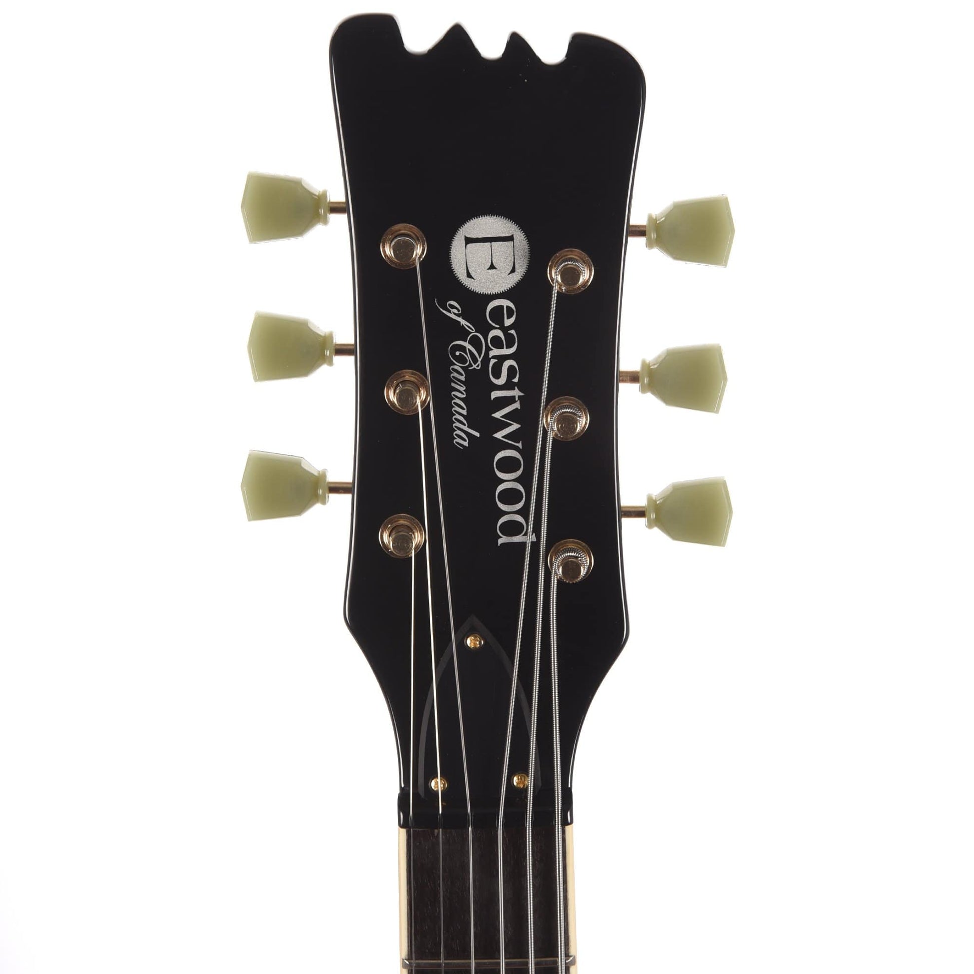 Eastwood Sidejack Baritone Standard Lefty Guitar Black Electric Guitars / Left-Handed