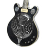 Eastwood Delta-6 Baritone Electric Resonator Black Electric Guitars / Semi-Hollow