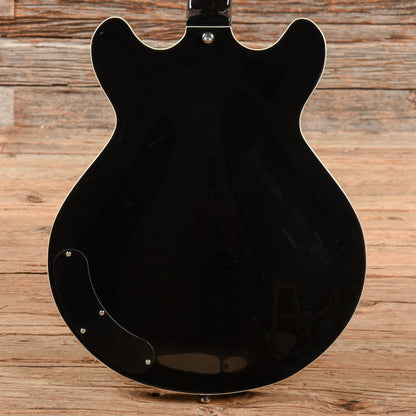 Eastwood Delta 6 Black Electric Guitars / Semi-Hollow