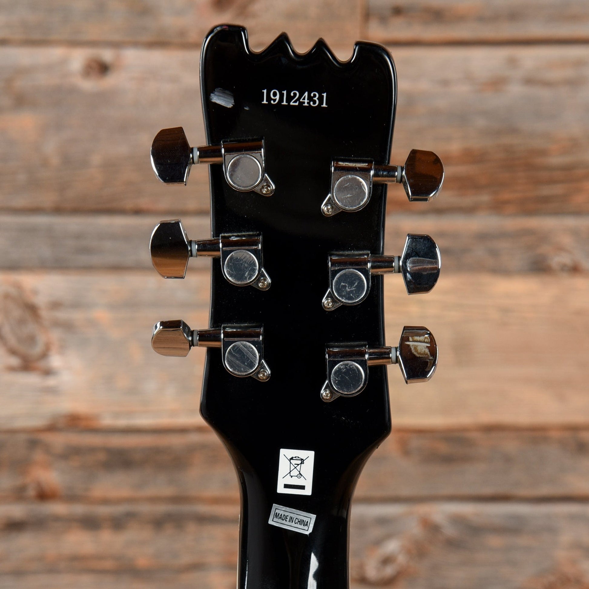 Eastwood Delta 6 Black Electric Guitars / Semi-Hollow