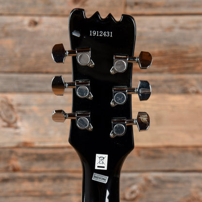 Eastwood Delta 6 Black Electric Guitars / Semi-Hollow