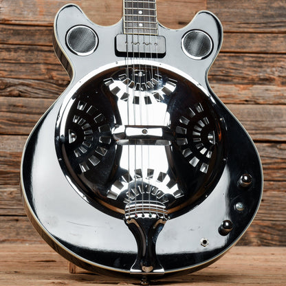 Eastwood Delta 6 Black Electric Guitars / Semi-Hollow