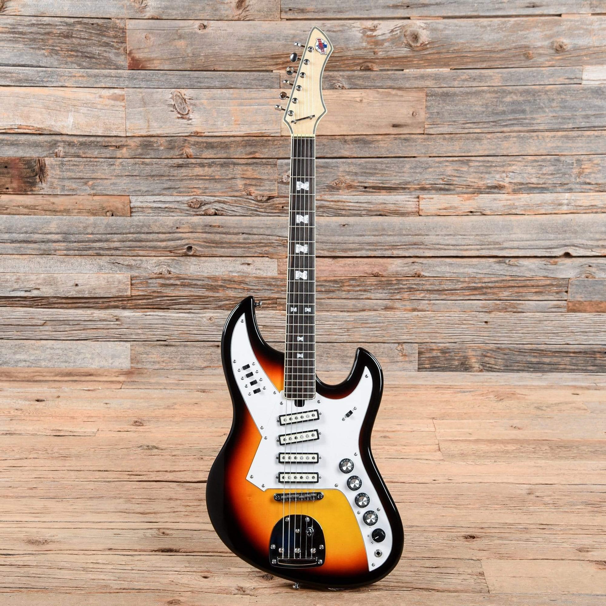 Eastwood Custom Shop Norma EG 521-4 Sunburst Electric Guitars / Solid Body
