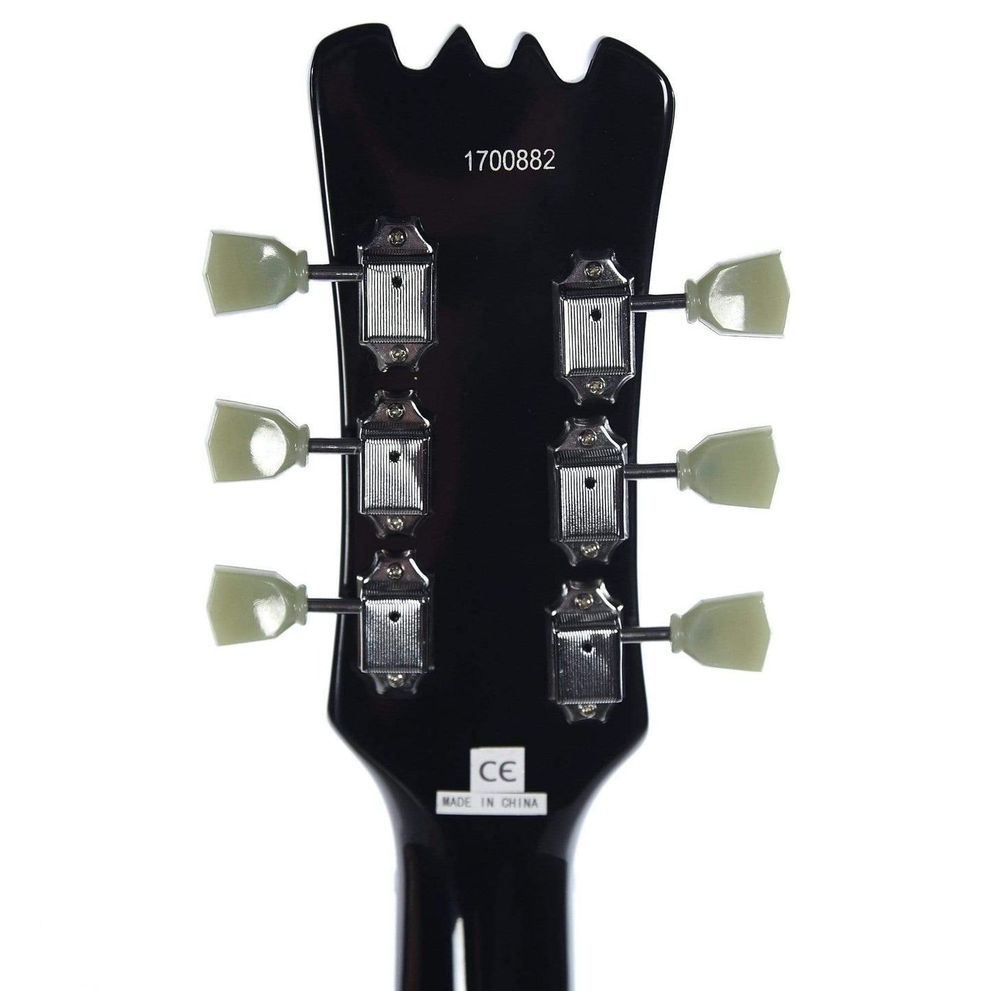 Eastwood Sidejack Baritone Deluxe Black w/Chrome Hardware Electric Guitars / Solid Body