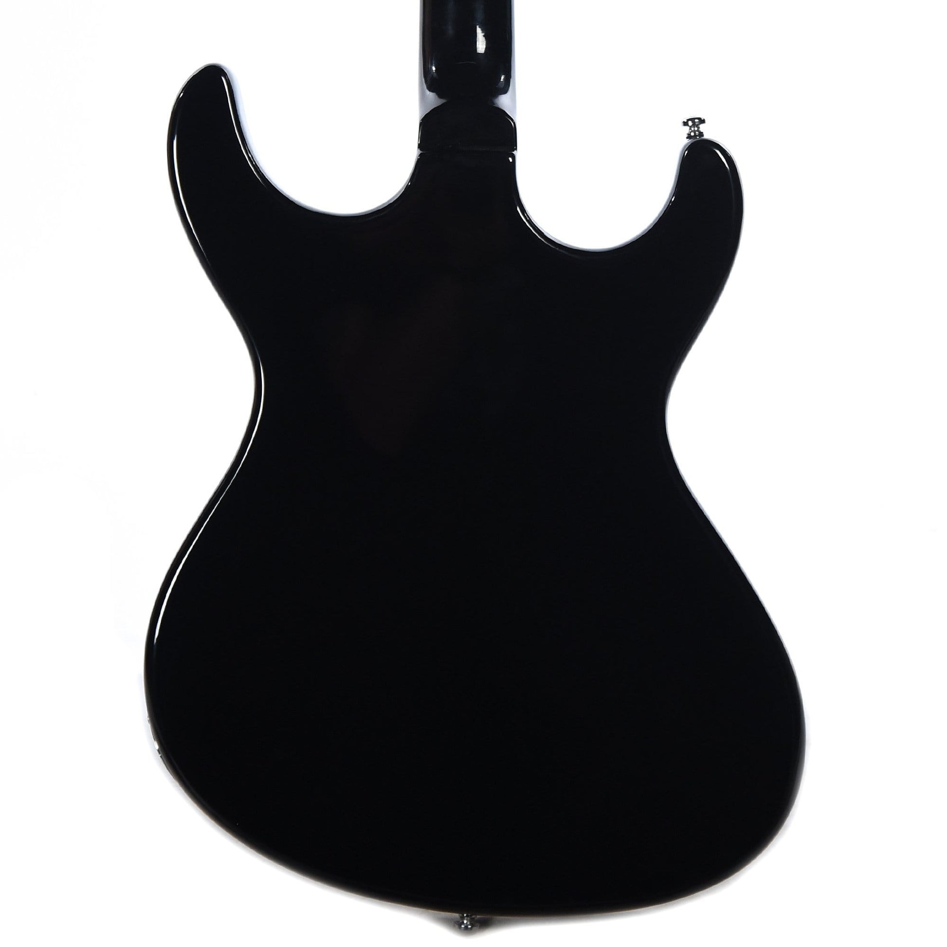 Eastwood Sidejack Baritone Deluxe Black w/Chrome Hardware Electric Guitars / Solid Body