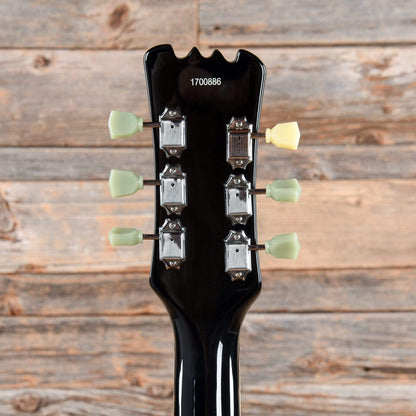 Eastwood Sidejack Baritone Deluxe Black w/Chrome Hardware Electric Guitars / Solid Body