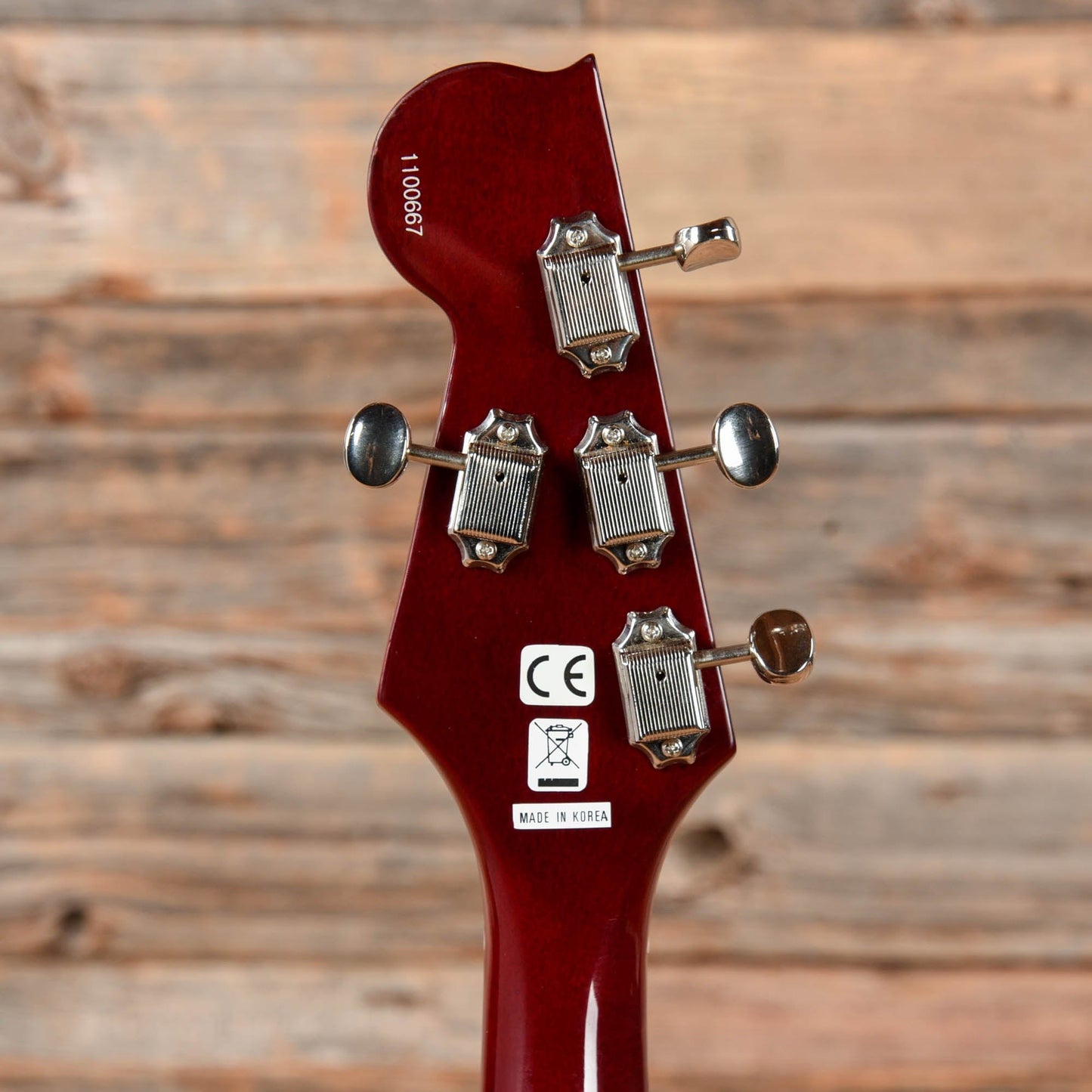 Eastwood Warren Ellis Signature Tenor Red Electric Guitars / Solid Body