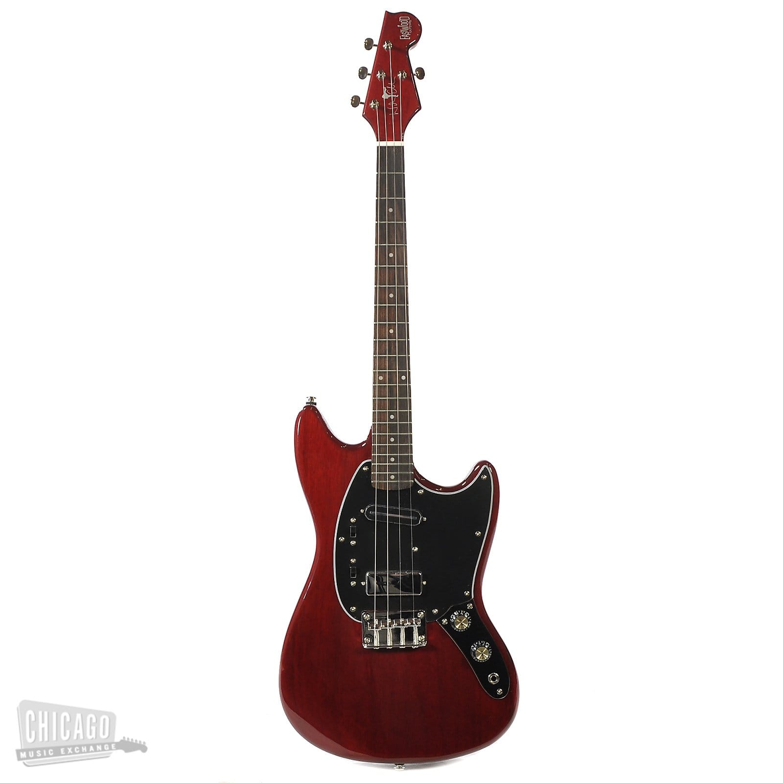 Eastwood Warren Ellis Tenor 2P Cherry Electric Guitars / Solid Body