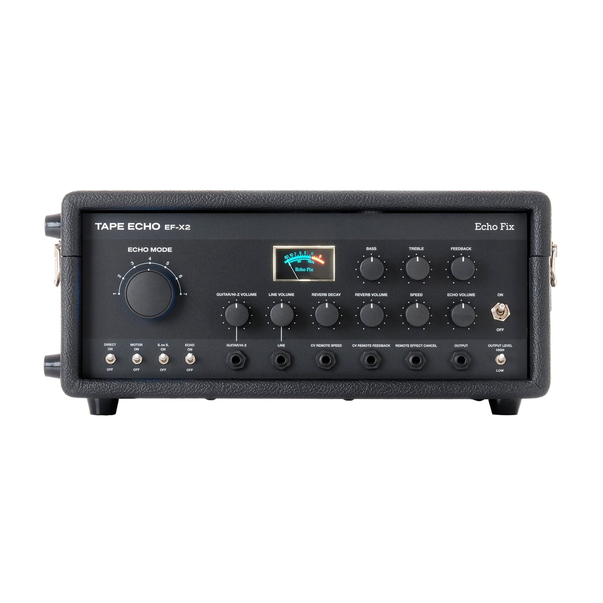 Echo-Fix EF-X2 Tape Echo w/Spring Reverb & DSP Reverb/Chorus Black Effects and Pedals / Delay