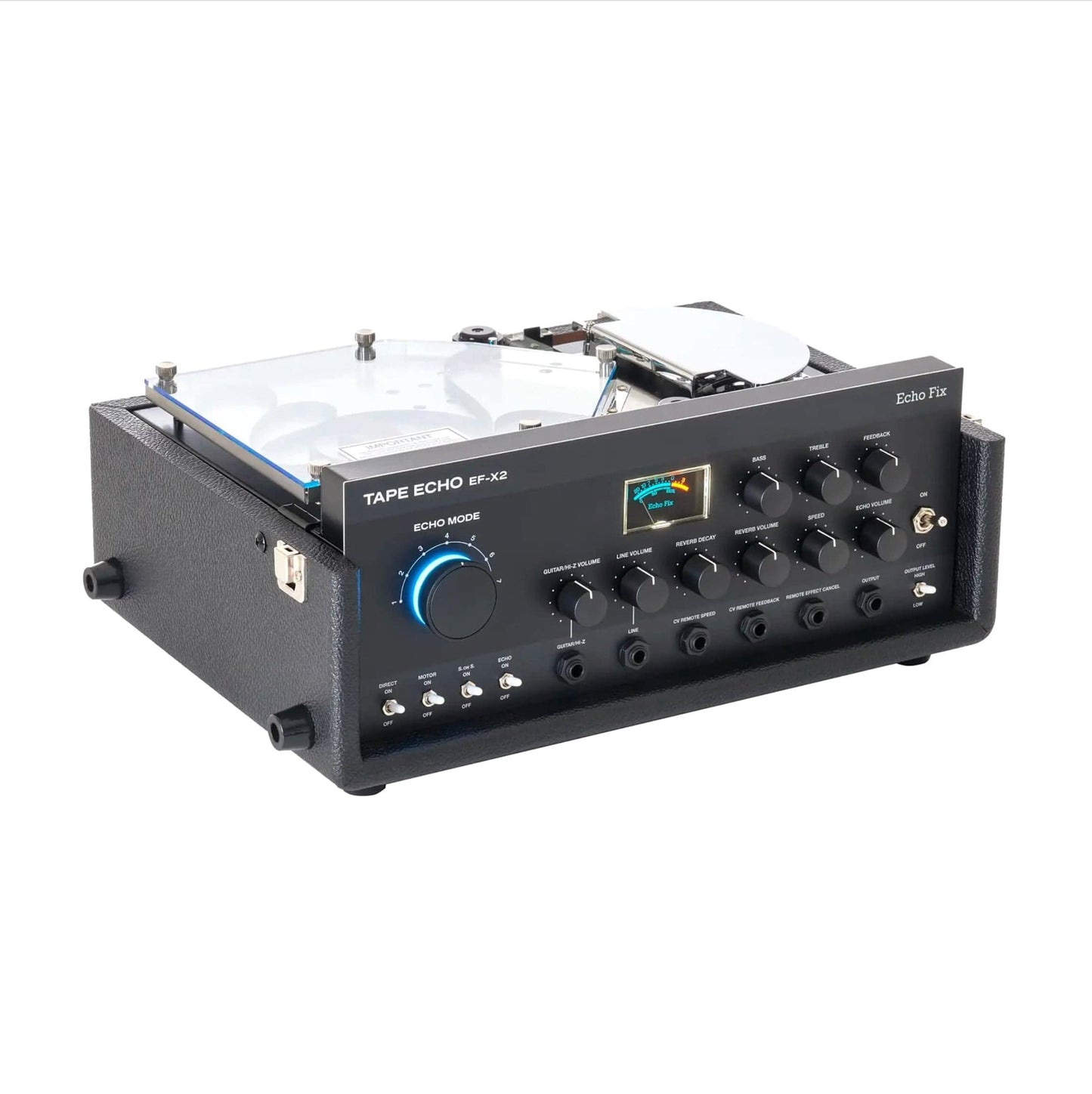 Echo-Fix EF-X2 Tape Echo w/Spring Reverb & DSP Reverb/Chorus Black Effects and Pedals / Delay