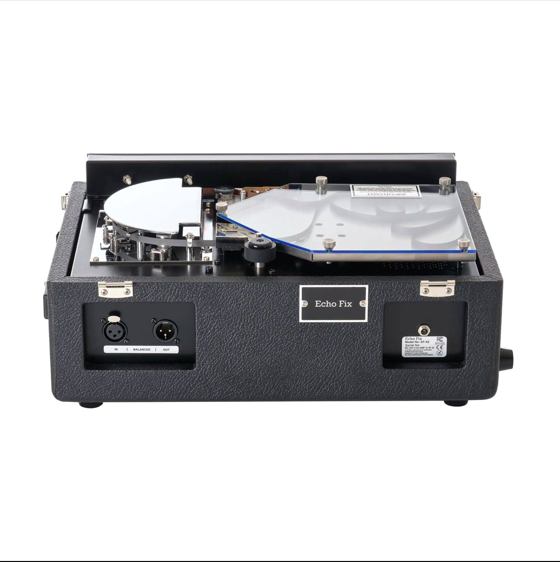Echo-Fix EF-X2 Tape Echo w/Spring Reverb & DSP Reverb/Chorus Black Effects and Pedals / Delay