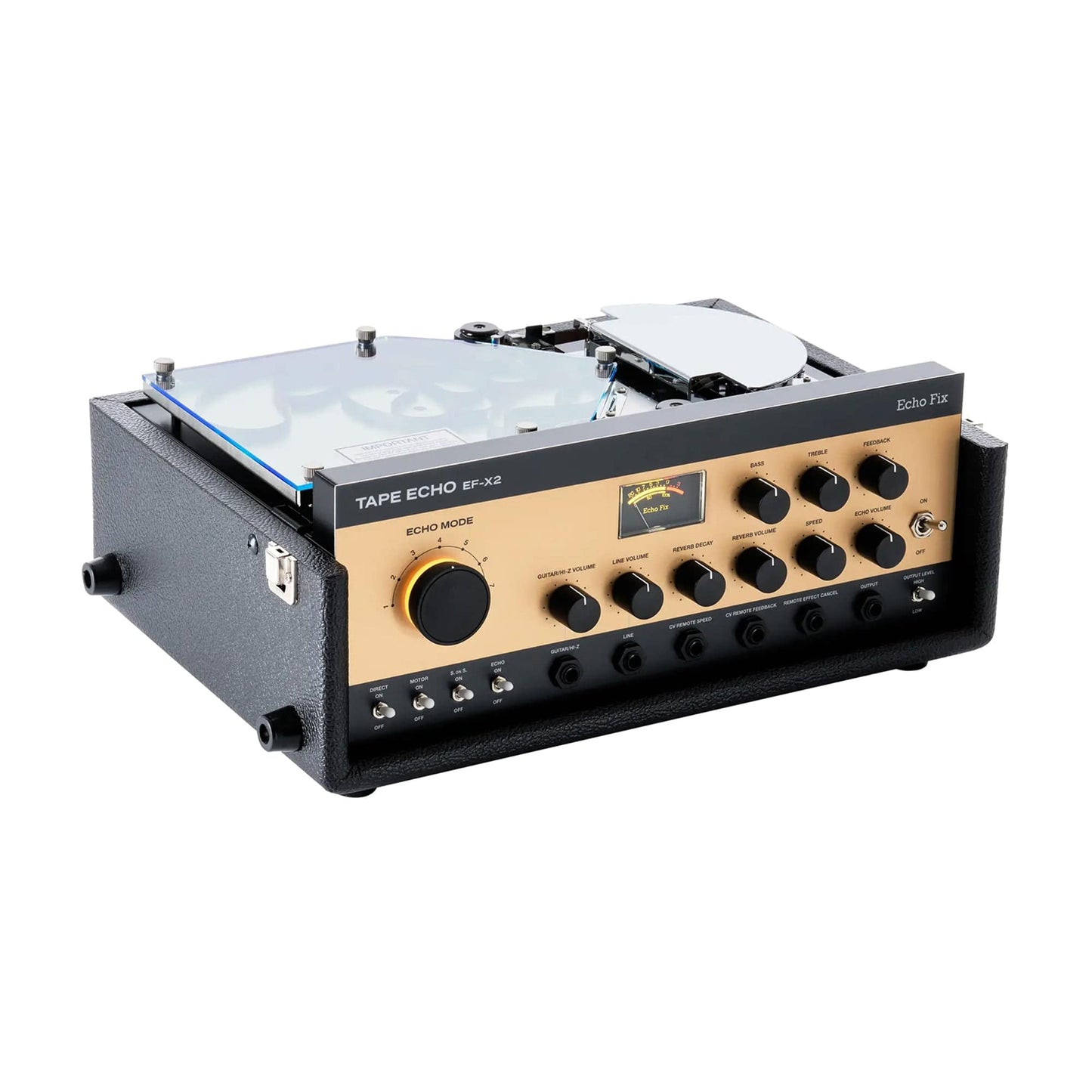 Echo-Fix EF-X2 Tape Echo w/Spring Reverb & DSP Reverb/Chorus Gold Effects and Pedals / Delay