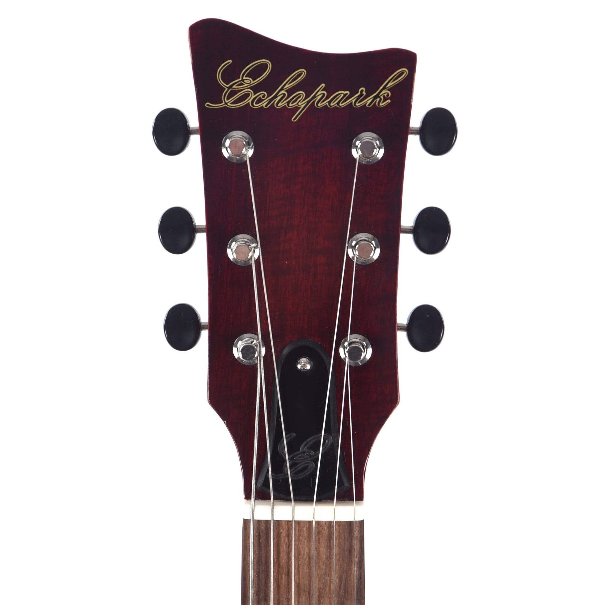 Echopark '59 Deluxe Cherry w/1pc Slab Mahogany Body & Arcane P90s Electric Guitars / Solid Body