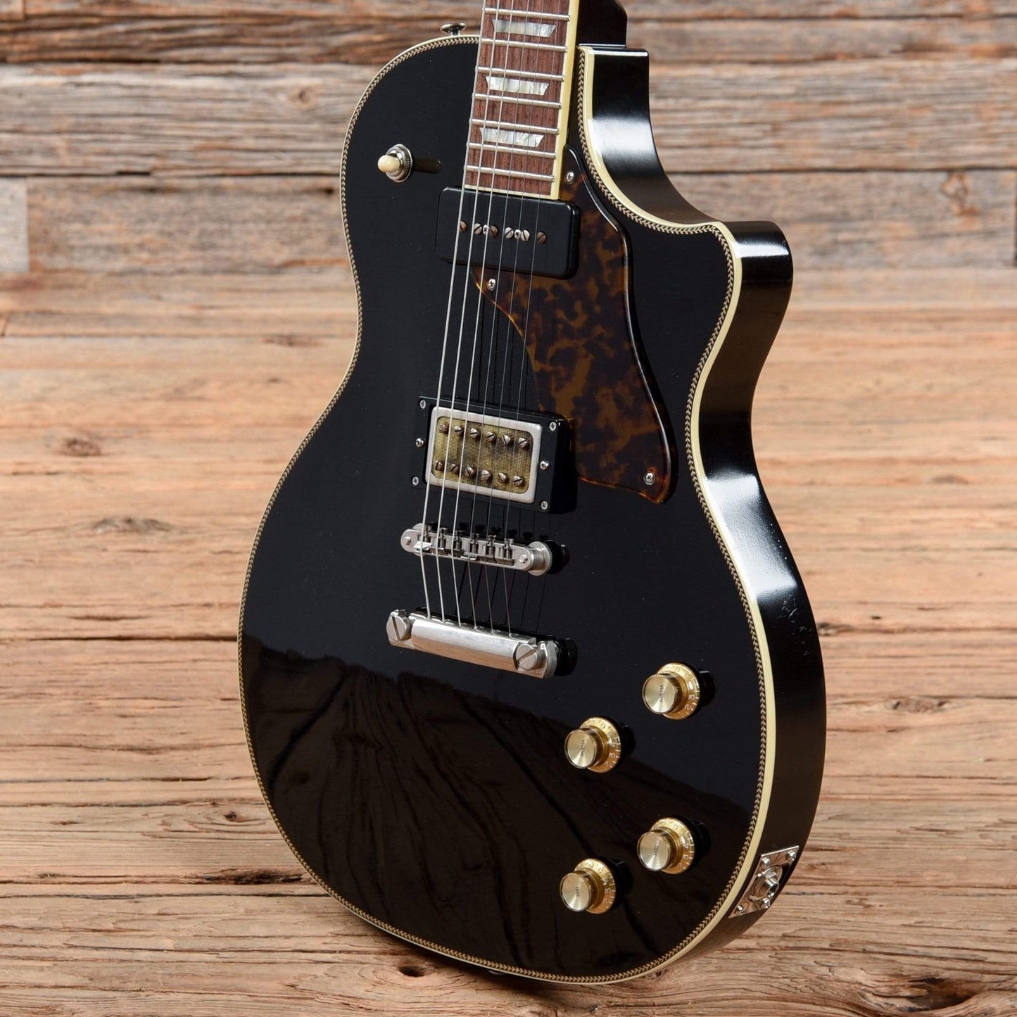 Echopark Downtowner Carved Top Case Study Black Beauty 2018 Electric Guitars / Solid Body