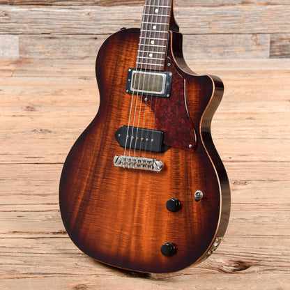 Echopark Downtowner Custom Koa Sunburst Electric Guitars / Solid Body