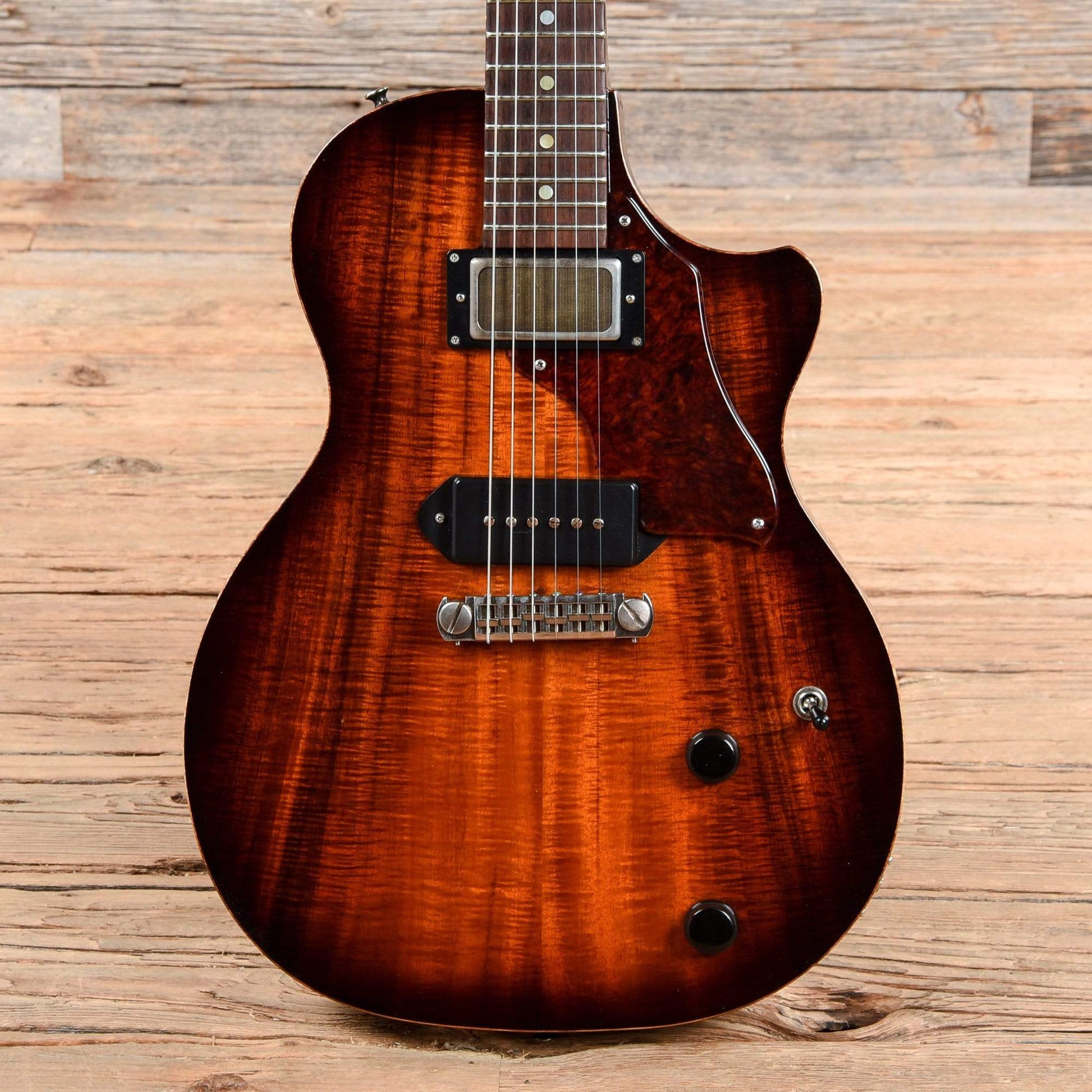 Echopark Downtowner Custom Koa Sunburst Electric Guitars / Solid Body