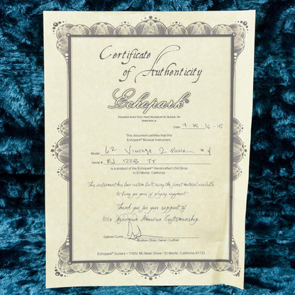 Echopark  Vintage 2 Tone Electric Guitars / Solid Body