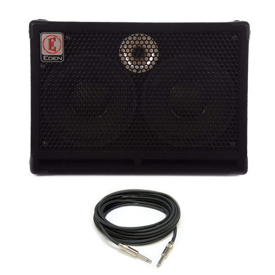 Eden 2x10 4 Ohm Cab w/Tweeter Speaker Cable Bundle Amps / Bass Cabinets