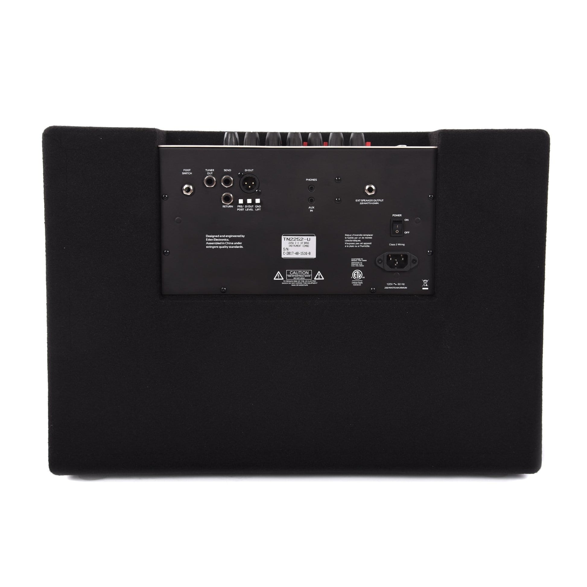 Eden Terra Nova 2252 2x10 225W Bass Combo Amp Amps / Bass Combos