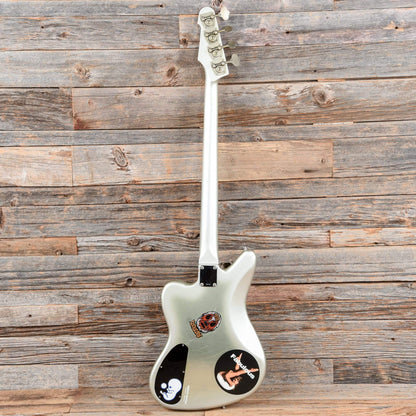 Edwards HEJ-100 Kuroyume Hitoki Signature Silver Bass Guitars / 4-String