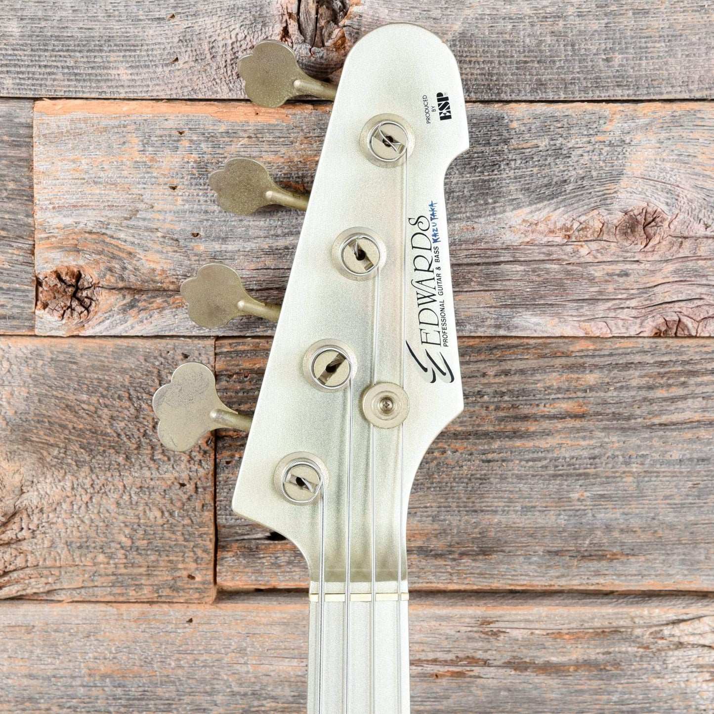 Edwards HEJ-100 Kuroyume Hitoki Signature Silver Bass Guitars / 4-String