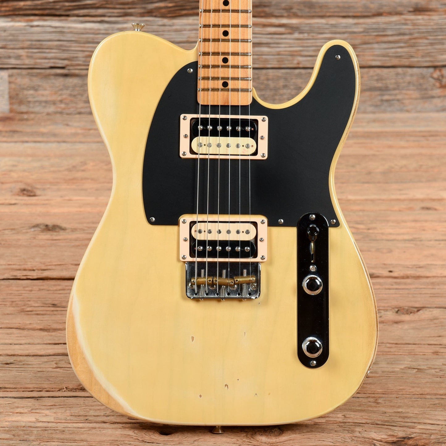Edwards E-TE-118 "Tele-Gib" Butterscotch Blonde Electric Guitars / Solid Body