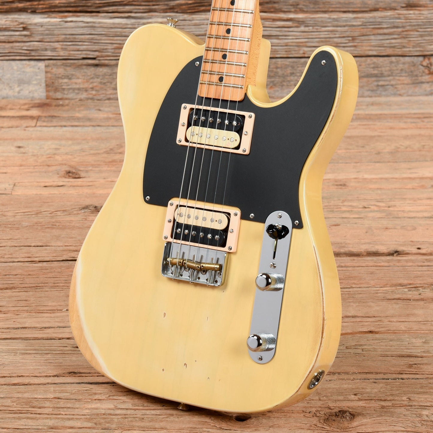 Edwards E-TE-118 "Tele-Gib" Butterscotch Blonde Electric Guitars / Solid Body