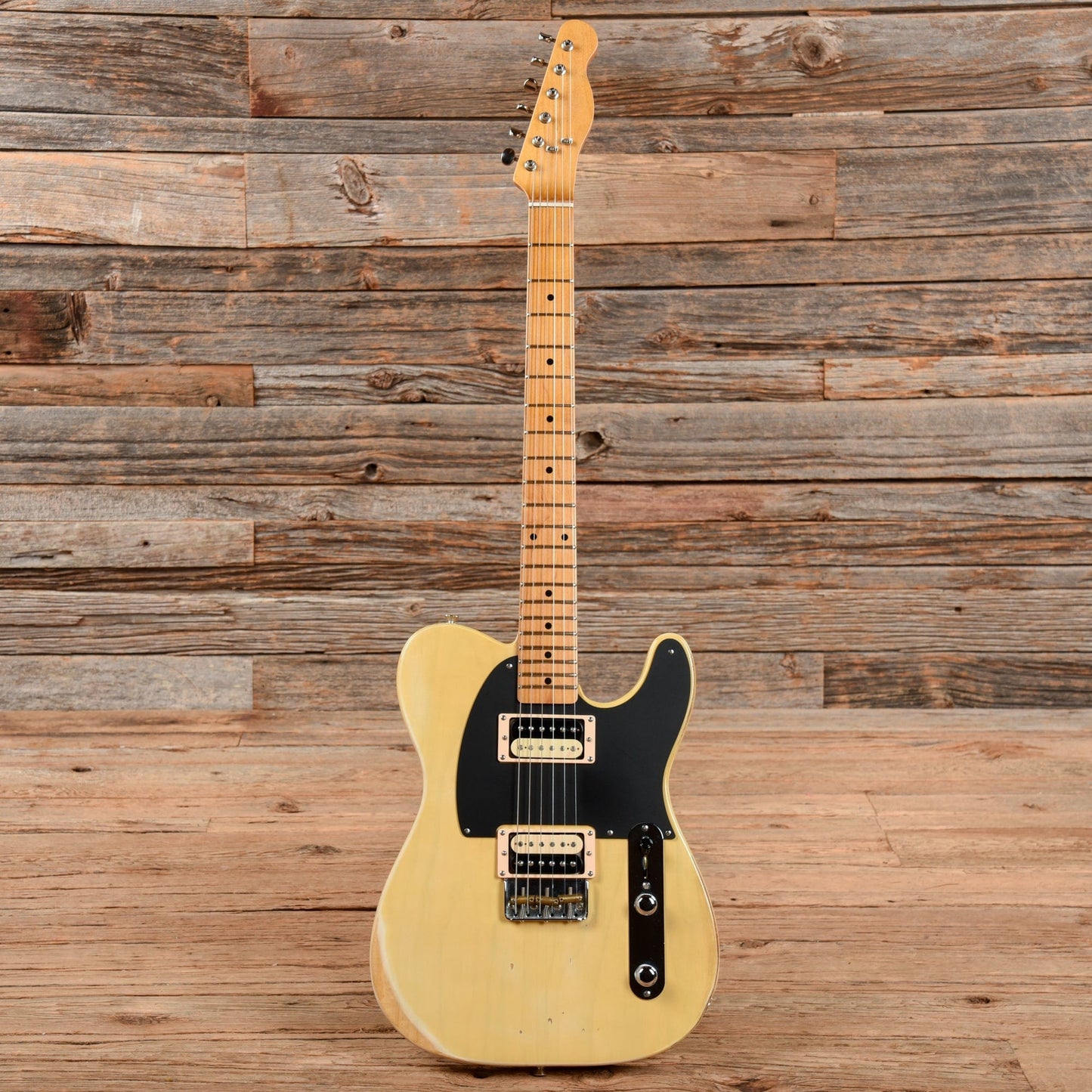 Edwards E-TE-118 "Tele-Gib" Butterscotch Blonde Electric Guitars / Solid Body