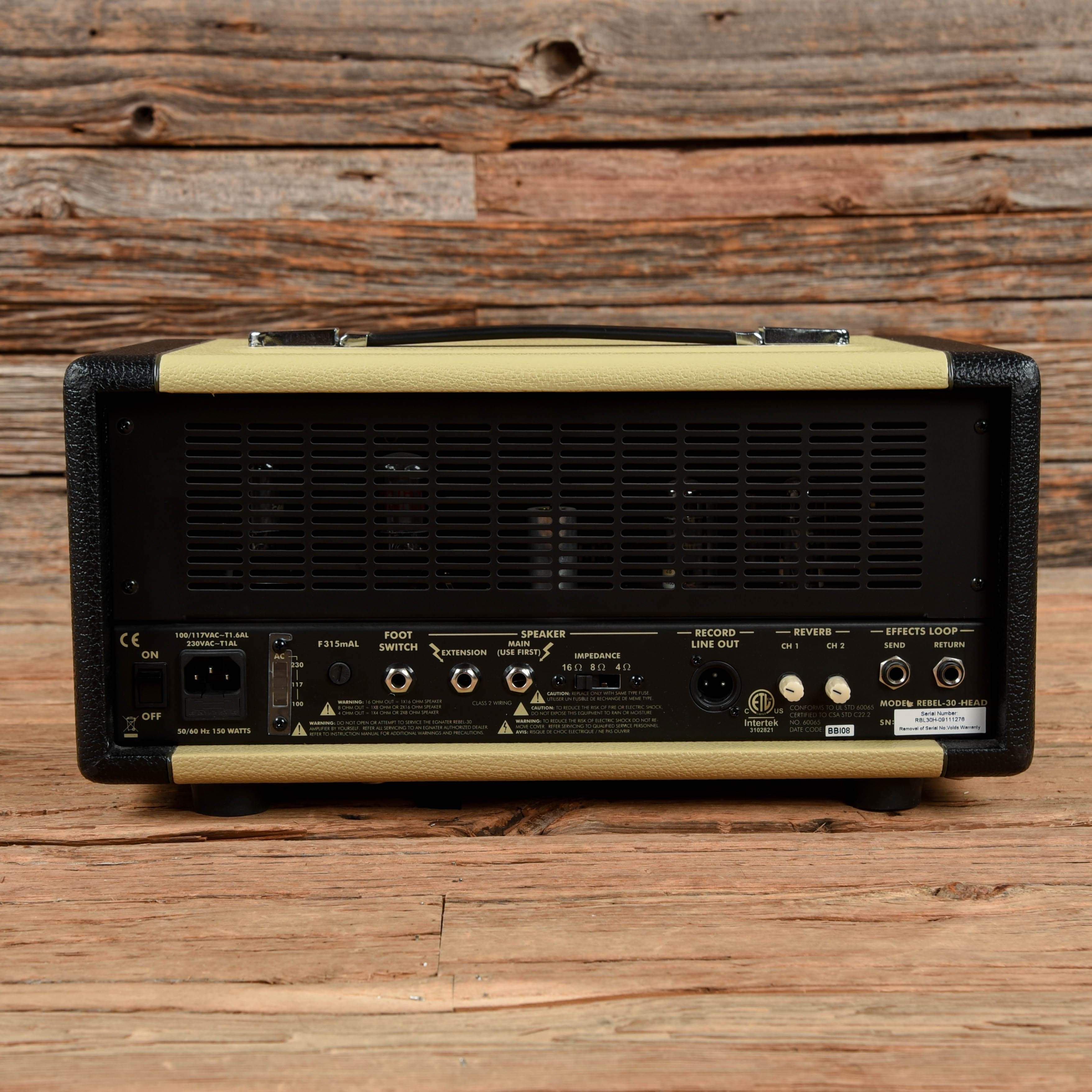 Egnater Rebel 30 Mark I Head Amps / Guitar Heads