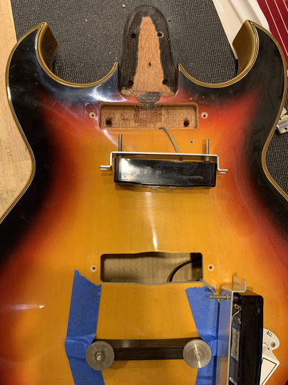 EKO  Sunburst 1960s Bass Guitars / Short Scale