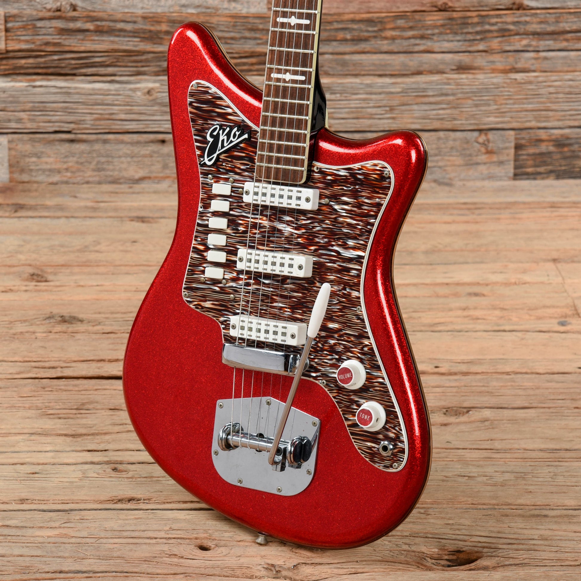 EKO 500 V3 Red Sparkle 1960s Electric Guitars / Solid Body