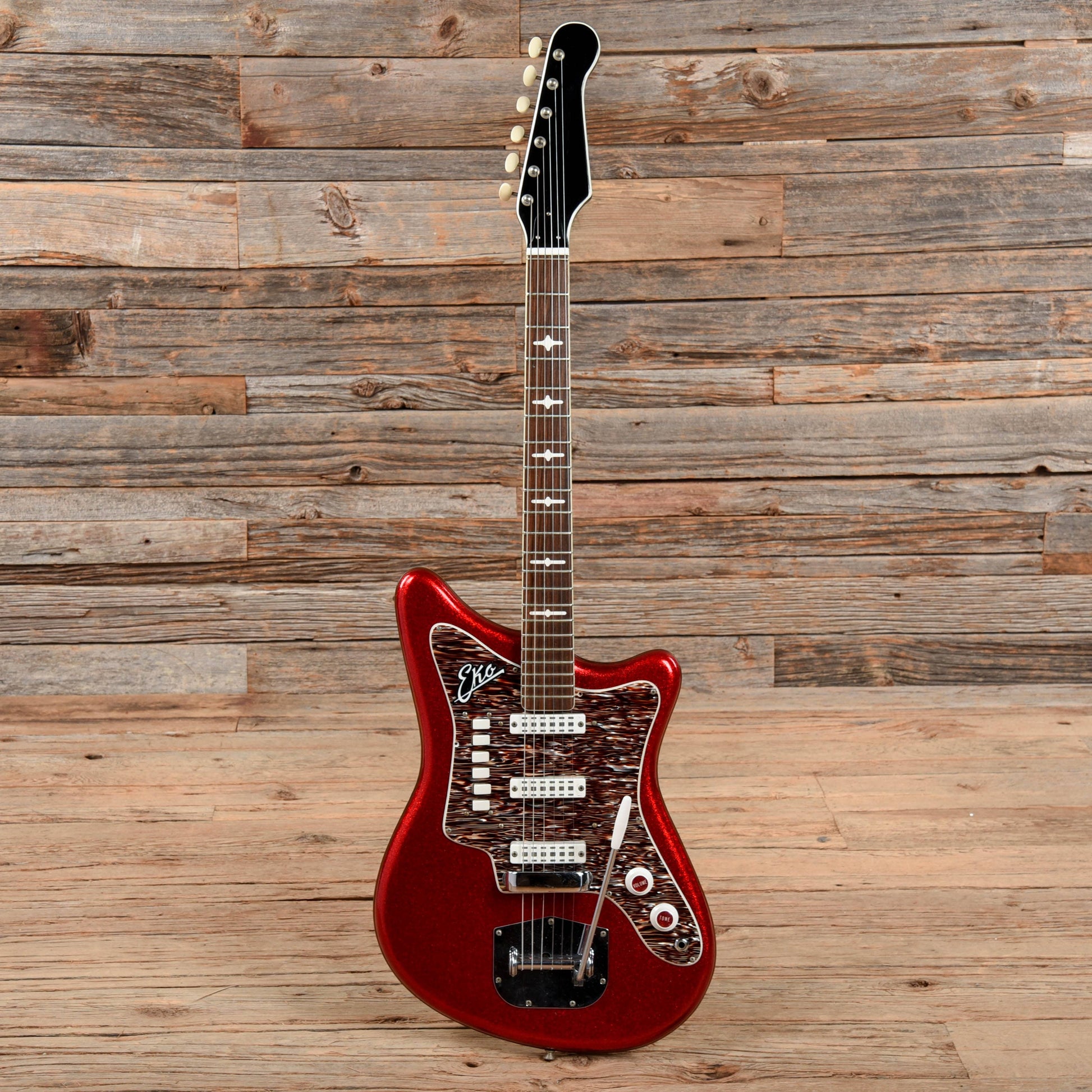 EKO 500 V3 Red Sparkle 1960s Electric Guitars / Solid Body