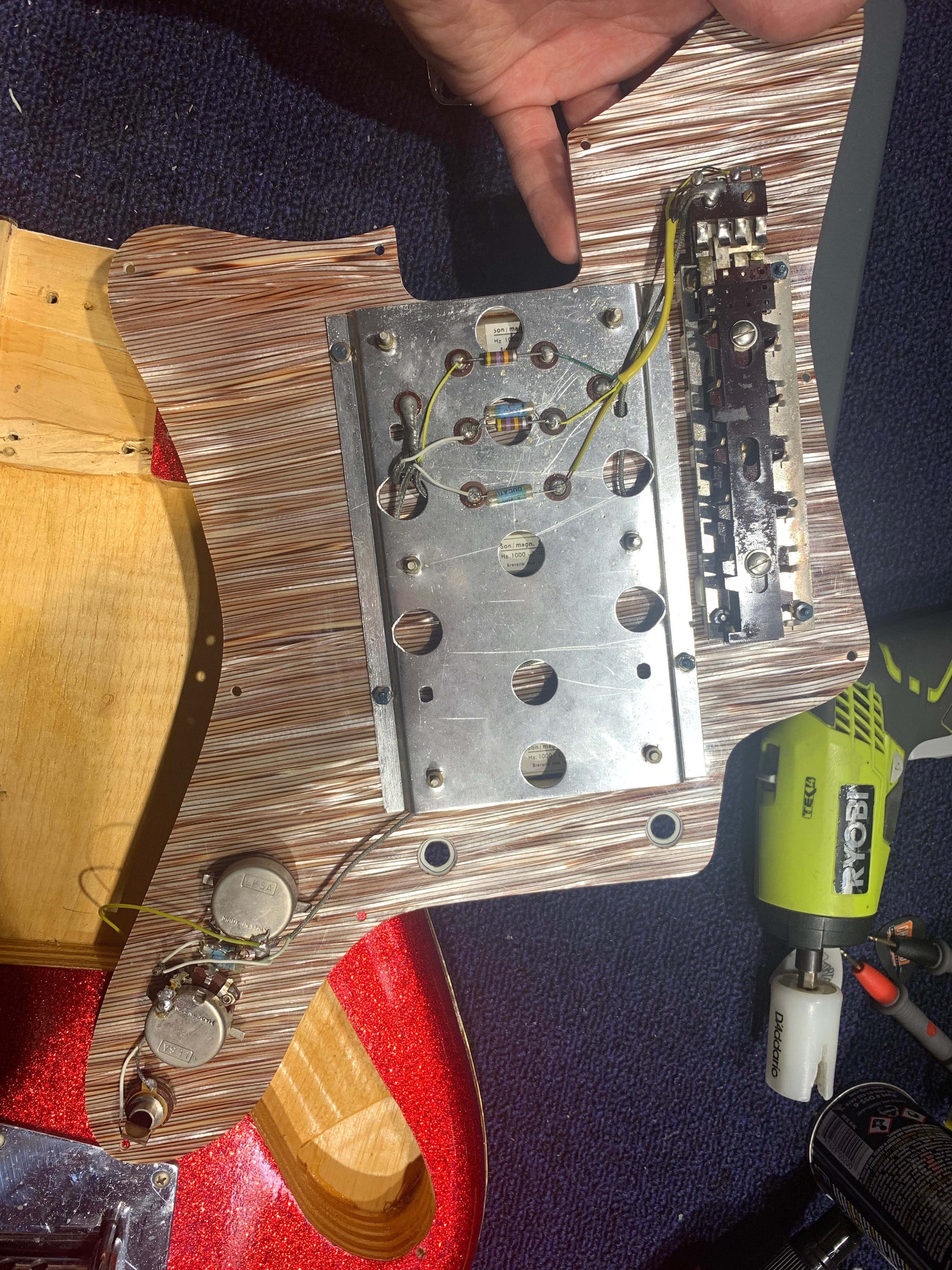 EKO 500 V3 Red Sparkle 1960s Electric Guitars / Solid Body