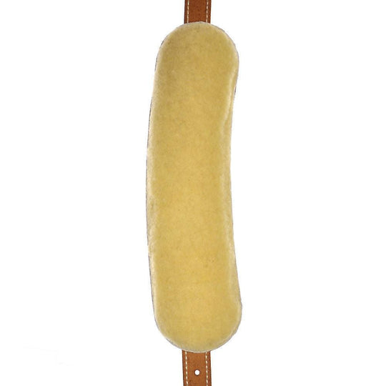 El Dorado Vintage Plain 1 Inch Leather Guitar Strap - Tan Accessories / Straps