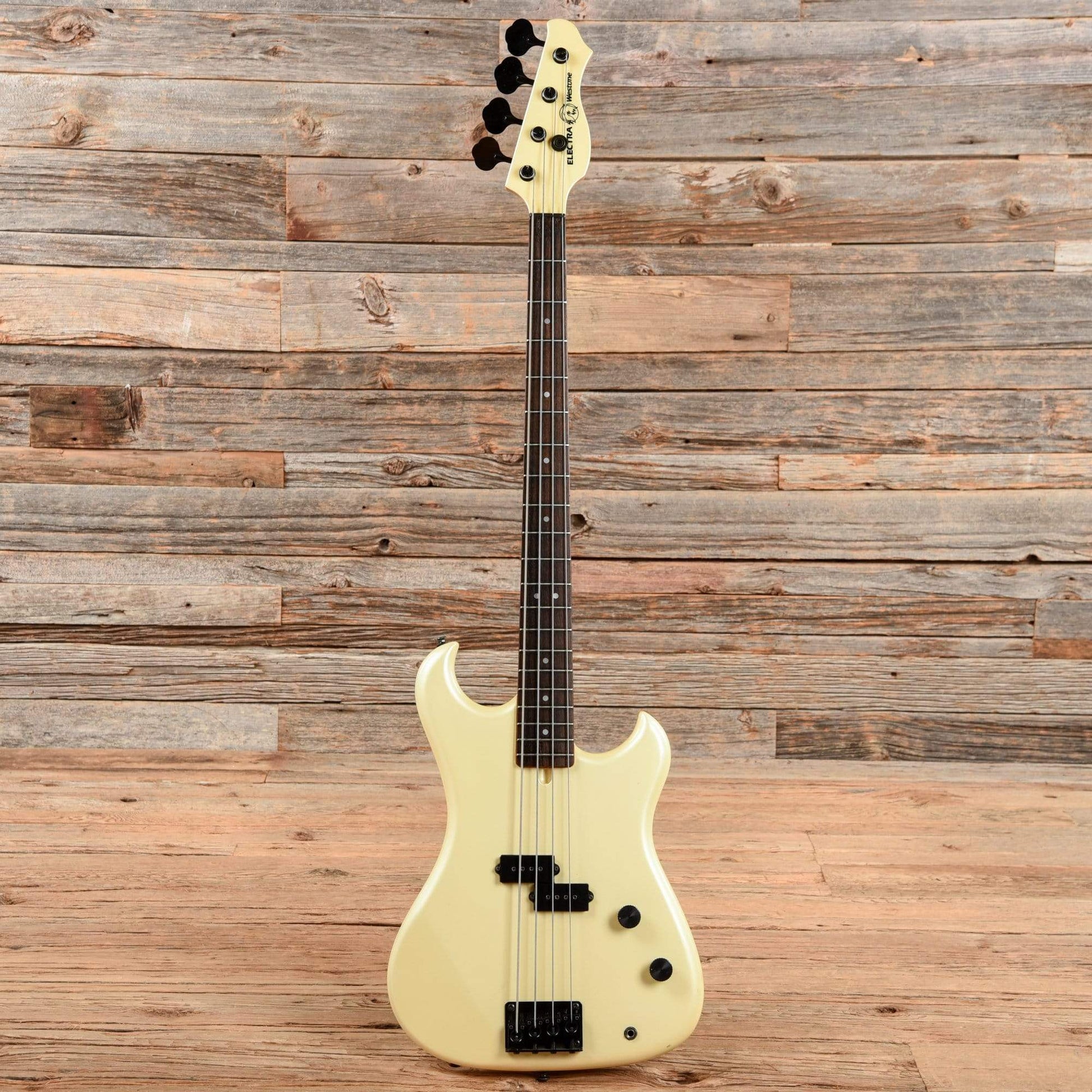 Electra Westone Phoenix Bass White 1984 Bass Guitars / Short Scale