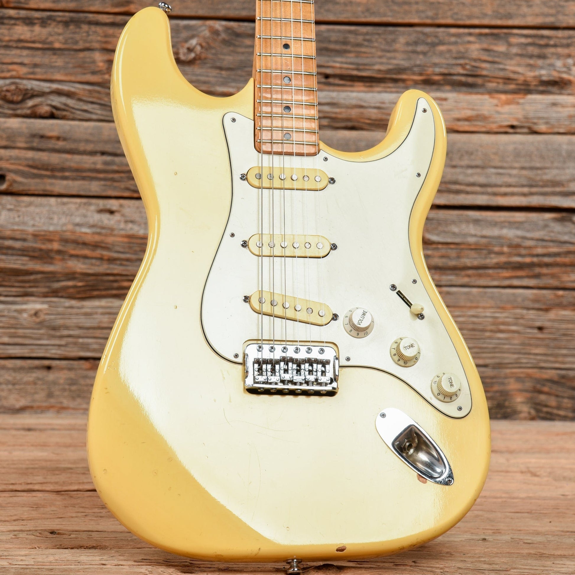 Electra S Style Off-White Electric Guitars / Solid Body