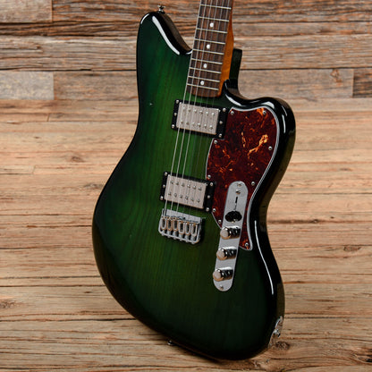 Electra-Vox Ultra Deluxe Green Burst Electric Guitars / Solid Body