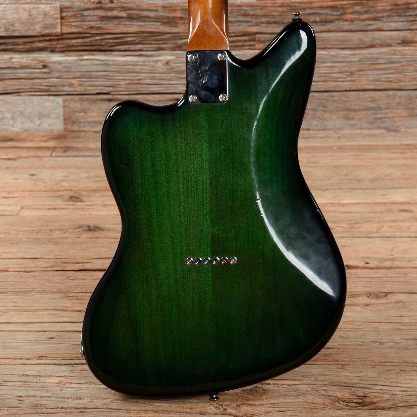 Electra-Vox Ultra Deluxe Green Burst Electric Guitars / Solid Body