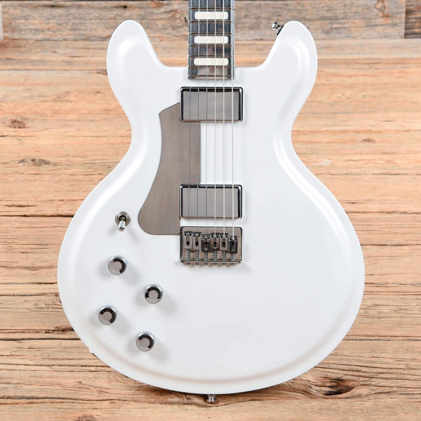 Electrical Guitar Company EGC1000A White LEFTY Electric Guitars / Semi-Hollow